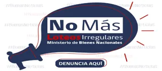 No más loteos irregulares. Ministerio de Bienes Nacionales. Denuncia aquí.